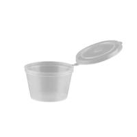 BetaEco 50ml Hinged Portion Cup with Lid x 100