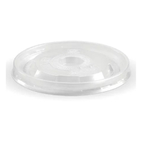 Biopak Flat  Lid to suit 250ml/8oz Paper Biobowl x 1000