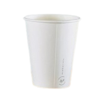 ECO BARISTA 8oz Single Wall WHITE SHORT (90mm) Cup x1000