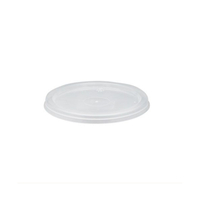 CHANROL Clear Round Lid suits 70ml - 120ml Container x 100