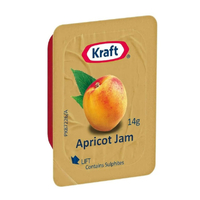 Kraft Apricot Jam Portion x 75